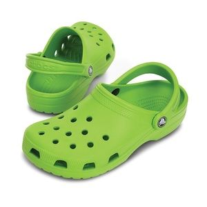 Green Crocs
